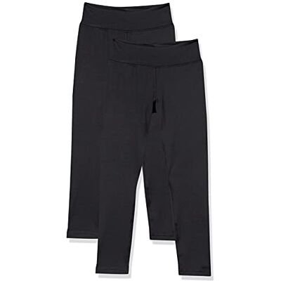 Amazon Essentials Leggings Active Lunghi Leggeri Bambine e Ragazze, Pacco da 2, Nero, 2 Anni Amazon Essentials Leggings Active Lunghi Leggeri Bambine e Ragazze, Pacco da 2, Nero, 2 Anni