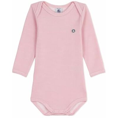 Petit Bateau Body Lana Leotard, Rosa chiaro, 12 mesi Petit Bateau Body Lana Leotard, Rosa chiaro, 12 mesi