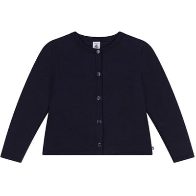 Petit Bateau A0BB2 Cardigan A Maniche Lunghe Bambina Per Fumare. 4 Anni Petit Bateau A0BB2 Cardigan A Maniche Lunghe Bambina Per Fumare. 4 Anni