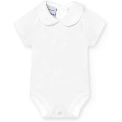 BABIDU Body Neonato Manica Corta 100% Cotone, Tutina Morbido Tessuto Traspirante e Anallergico per Pelli Sensibili, Body Collo piqué, Abbigliamento Unisex Neonato e Bambina, Basic Estivi BABIDU Body Neonato Manica Corta 100% Cotone, Tutina Morbido Tessuto Traspirante e Anallergico per Pelli Sensibili, Body Collo piqué, Abbigliamento Unisex Neonato e Bambina, Basic Estivi
