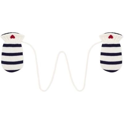 Petit Bateau Guanti Ra Accessori Unisex Baby (confezione da 1), MARSHMALLOW/SERA, 6 mesi Petit Bateau Guanti Ra Accessori Unisex Baby (confezione da 1), MARSHMALLOW/SERA, 6 mesi