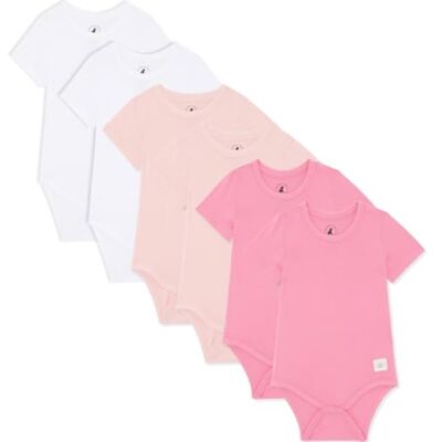 Bear Confezione da 3/6 Body a manica corta/Lungo per bambini Body unisex in cotone biologico per bambini da 0 a 3 anni Bear Confezione da 3/6 Body a manica corta/Lungo per bambini Body unisex in cotone biologico per bambini da 0 a 3 anni