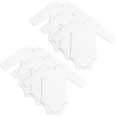 Bear Confezione da 3/6 Body a manica corta/Lungo per bambini Body unisex in cotone biologico per bambini da 0 a 3 anni Bear Confezione da 3/6 Body a manica corta/Lungo per bambini Body unisex in cotone biologico per bambini da 0 a 3 anni