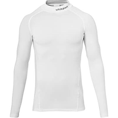 Uhlsport Distinction PRO Baselayer Maglia a Girocollo da Bambino, Bambini, Oberbekleidung, , Bianco, 140 Uhlsport Distinction PRO Baselayer Maglia a Girocollo da Bambino, Bambini, Oberbekleidung, , Bianco, 140