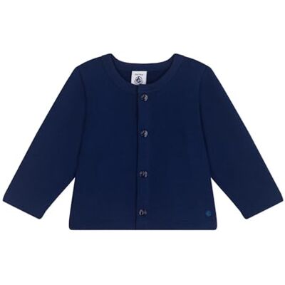Petit Bateau A0cph, Maglione Cardigan Bimba 0-24, Blu, 18 Mesi Petit Bateau A0cph, Maglione Cardigan Bimba 0-24, Blu, 18 Mesi