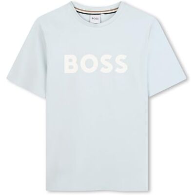 Boss Maglietta da Ragazzo, Bleu Glacier, 16 Anni Boss Maglietta da Ragazzo, Bleu Glacier, 16 Anni
