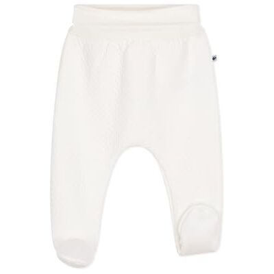Petit Bateau A0b46, Pantaloni A Piedi Unisex Bimbi 0-24, Bianco, 12 Mesi Petit Bateau A0b46, Pantaloni A Piedi Unisex Bimbi 0-24, Bianco, 12 Mesi