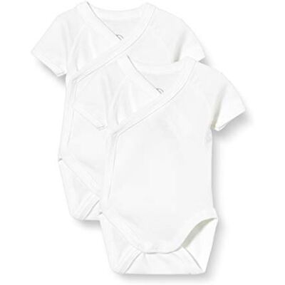 Petit Bateau 54220, Body neonato manica corta (Pacco da 2) Unisex Bimbi 0-24, Variante 1, 3 mesi Petit Bateau 54220, Body neonato manica corta (Pacco da 2) Unisex Bimbi 0-24, Variante 1, 3 mesi