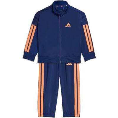 Adidas Mixte bébé ESSENTIALS CLIMACOOL TRACKSUIT, dark blue/Dusky Orange, 0-3 Months Adidas Mixte bébé ESSENTIALS CLIMACOOL TRACKSUIT, dark blue/Dusky Orange, 0-3 Months