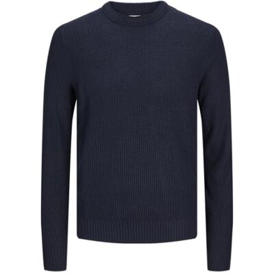 Jack & Jones JUNIOR JJROY Knit Crew Neck MNI, Maglione Lavorato a Maglia Bambino, Navy Blazer, Jack & Jones JUNIOR JJROY Knit Crew Neck MNI, Maglione Lavorato a Maglia Bambino, Navy Blazer,