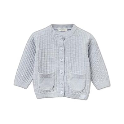 United Colors Of Benetton Maglia Coreana M/L Maglione Cardigan, Blu, 74 Bimbo United Colors Of Benetton Maglia Coreana M/L Maglione Cardigan, Blu, 74 Bimbo