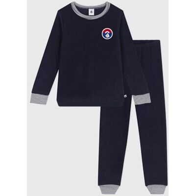 Petit Bateau , Pigiama Bambini e ragazzi, Blu Smoking, 5 anni Petit Bateau , Pigiama Bambini e ragazzi, Blu Smoking, 5 anni