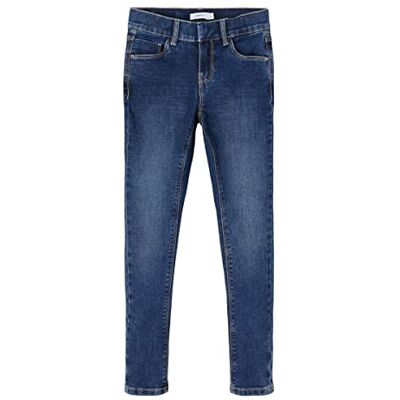 NAME IT Jeans da Ragazza, Blu Jeans Scuro, 164 NAME IT Jeans da Ragazza, Blu Jeans Scuro, 164