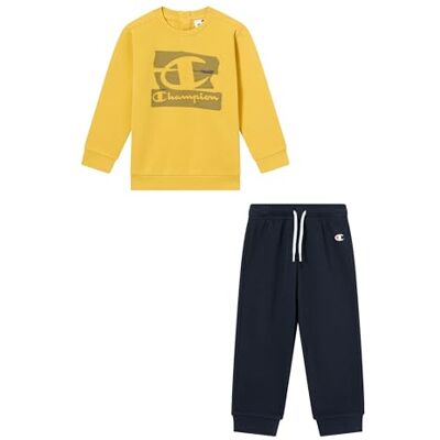 Champion Tuta Girocollo Legacy Bambino, Giallo, 74 Champion Tuta Girocollo Legacy Bambino, Giallo, 74