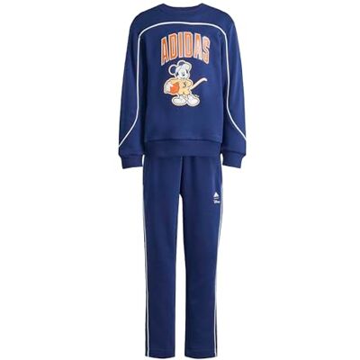 Adidas Mixte enfant DISNEY MICKEY MOUSE JOGGER, dark blue/Pure Orange/off white, 7-8 Years Adidas Mixte enfant DISNEY MICKEY MOUSE JOGGER, dark blue/Pure Orange/off white, 7-8 Years