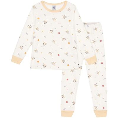 Petit Bateau A0B82 Pigiama A Maniche Lunghe E Maschera Bambina Marshmallow/Multico 3 Anni Petit Bateau A0B82 Pigiama A Maniche Lunghe E Maschera Bambina Marshmallow/Multico 3 Anni