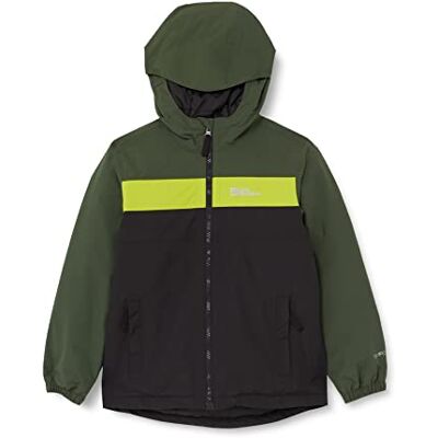 Jack Wolfskin FOUR LAKES JACKET KIDS, Cappotto Unisex, phantom, Jack Wolfskin FOUR LAKES JACKET KIDS, Cappotto Unisex, phantom,