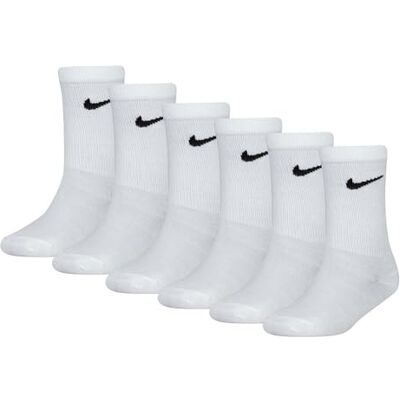 Nike Colorful Pack Crew Calzini per bambini White 4/5 anni Nike Colorful Pack Crew Calzini per bambini White 4/5 anni