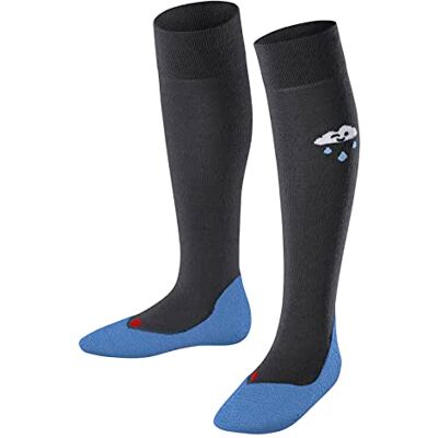Falke Active Rainboot K Kh lana lyocell al ginocchio spessi caldi traspiranti fantasia 1 paio, Calzini lunghi Unisex Bambini, Blu Indigo Melange 6227, 39-42 Falke Active Rainboot K Kh lana lyocell al ginocchio spessi caldi traspiranti fantasia 1 paio, Calzini lunghi Unisex Bambini, Blu Indigo Melange 6227, 39-42