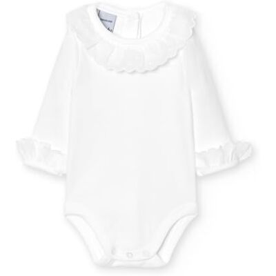 BABIDU Body Neonato a Maniche Lunghe in 100% Cotone, Body Neonato con Colletto in Pizzo con Apertura sul Retro, Tessuto Traspirante Anallergico per Pelli Sensibili, Abbigliamento Invernale Unisex BABIDU Body Neonato a Maniche Lunghe in 100% Cotone, Body Neonato con Colletto in Pizzo con Apertura sul Retro, Tessuto Traspirante Anallergico per Pelli Sensibili, Abbigliamento Invernale Unisex