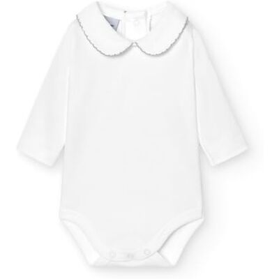 BABIDU Body Neonato a Maniche Lunghe in 100% Cotone, Tutina Neonato Realizzato in Tessuto Morbido, Traspirante e Anallergico per Pelli Sensibili, Body in Piqué con Collo a Polo, Abbigliamento Unisex BABIDU Body Neonato a Maniche Lunghe in 100% Cotone, Tutina Neonato Realizzato in Tessuto Morbido, Traspirante e Anallergico per Pelli Sensibili, Body in Piqué con Collo a Polo, Abbigliamento Unisex