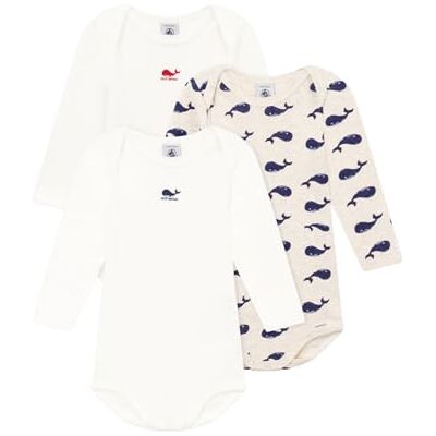 Petit Bateau A0BG8 Body A Maniche Lunghe Unisex Bimbi 0-24 Variante 1 18 Mesi Petit Bateau A0BG8 Body A Maniche Lunghe Unisex Bimbi 0-24 Variante 1 18 Mesi