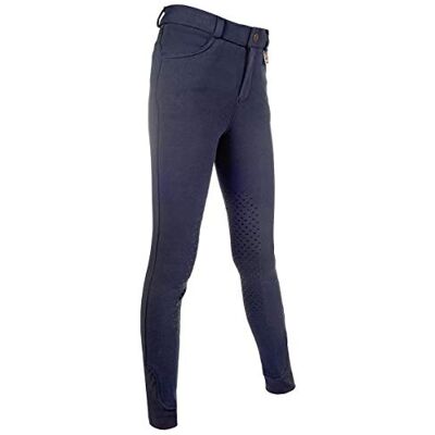 HKM Reithose -Kids Additional Easy- Silikon-kniebesatz6900, Pantaloni Unisex Adulto HKM Reithose -Kids Additional Easy- Silikon-kniebesatz6900, Pantaloni Unisex Adulto
