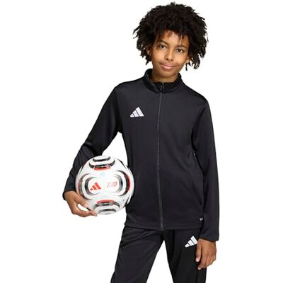 Adidas Unisex Bambini e Ragazzi Entrada26 Track Kids Sweatshirt, Black/White, 11-12 Years Adidas Unisex Bambini e Ragazzi Entrada26 Track Kids Sweatshirt, Black/White, 11-12 Years