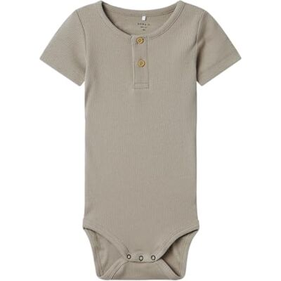 NAME IT NBMKAB SS Body Noos, Corpo Manica Corta Ragazzino, Pure Cashmere, NAME IT NBMKAB SS Body Noos, Corpo Manica Corta Ragazzino, Pure Cashmere,
