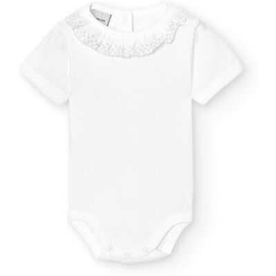 BABIDU Body Neonato Manica Corta 100% Cotone Colletto Prato con Pizzo, Body Neonato Realizzato in Morbido Tessuto Anallergico e Traspirante, Abbigliamento Unisex per Neonato e Bambina, Prima Indossata BABIDU Body Neonato Manica Corta 100% Cotone Colletto Prato con Pizzo, Body Neonato Realizzato in Morbido Tessuto Anallergico e Traspirante, Abbigliamento Unisex per Neonato e Bambina, Prima Indossata