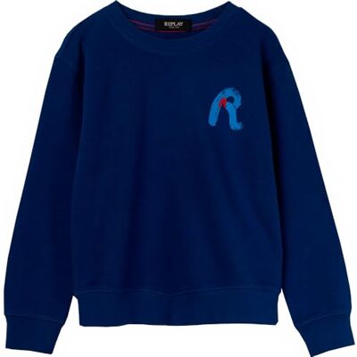 Replay Sb2066 Maglia di Tuta, 484 Dragon Blue, 16 Anni Bambino Replay Sb2066 Maglia di Tuta, 484 Dragon Blue, 16 Anni Bambino
