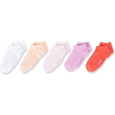 Champion Seasonal Junior Contrast Logo 5PP Quarter Calze sportive, Rosa/Bianco/Viola (PS182), 27-30 Unisex Bambini e ragazzi Champion Seasonal Junior Contrast Logo 5PP Quarter Calze sportive, Rosa/Bianco/Viola (PS182), 27-30 Unisex Bambini e ragazzi