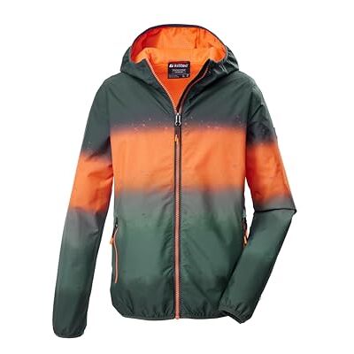 Killtec Bambini e ragazzi Giacca funzionale/giacca antipioggia impermeabile con cappuccio KOS 144 BYS JCKT, dunkelgrün, 176, Killtec Bambini e ragazzi Giacca funzionale/giacca antipioggia impermeabile con cappuccio KOS 144 BYS JCKT, dunkelgrün, 176,
