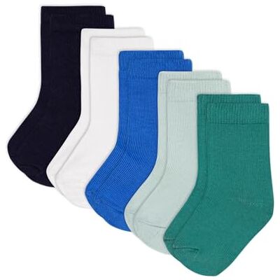 Petit Bateau 5 paia di calzini per neonati in cotone tinta unita 01 Accessories, unisex, per bambini, confezione da 5, Multicolore, 18-3 ans Petit Bateau 5 paia di calzini per neonati in cotone tinta unita 01 Accessories, unisex, per bambini, confezione da 5, Multicolore, 18-3 ans