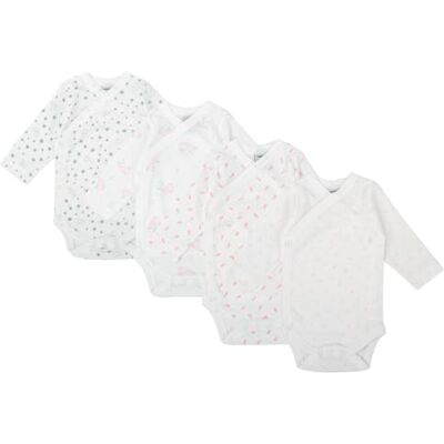 BABIDU Set 4 Body Neonato Manica Lunga – 100% Cotone, Morbidi e Traspiranti – Body Unisex Bambino e Bambina, Ideale per i Giorni Più Freschi, Made in Europe BABIDU Set 4 Body Neonato Manica Lunga – 100% Cotone, Morbidi e Traspiranti – Body Unisex Bambino e Bambina, Ideale per i Giorni Più Freschi, Made in Europe