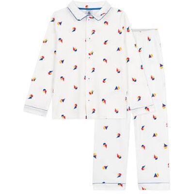 Petit Bateau Abbigliamento Notte Ragazzo, Marshmallow/Olympic/Multico, 6 Anni Petit Bateau Abbigliamento Notte Ragazzo, Marshmallow/Olympic/Multico, 6 Anni