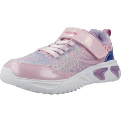 Geox J Assister Girl A Sneaker, Rosa Lilla, 42 UK Bambino Geox J Assister Girl A Sneaker, Rosa Lilla, 42 UK Bambino