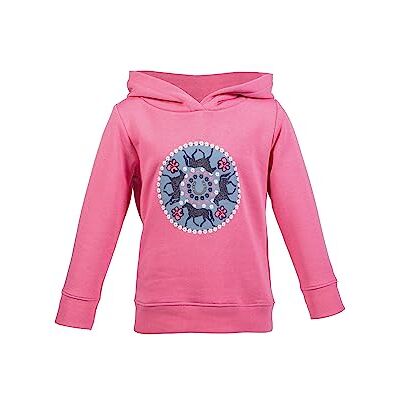 HKM Bria Felpa con Cappuccio, Colore: Rosa, 134-140 Bambina HKM Bria Felpa con Cappuccio, Colore: Rosa, 134-140 Bambina