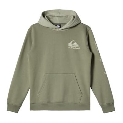 Quiksilver Logo Pullover con Cappuccio da Ragazzo 8-16 Quiksilver Logo Pullover con Cappuccio da Ragazzo 8-16