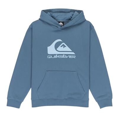 Quiksilver Maglione in Pile Comp Logo Hoodie Kids Blu 12 Quiksilver Maglione in Pile Comp Logo Hoodie Kids Blu 12
