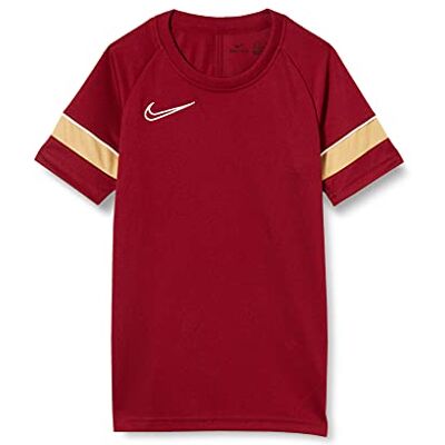 Maglietta Nike Academy 21 bambini rosso scuro/dorato - shirt Maglietta Nike Academy 21 bambini rosso scuro/dorato - shirt
