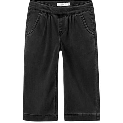 NAME IT NMFBELLA Wide Jeans 6485-TO Noos, Jeans Larghi Bambina, Black Denim, NAME IT NMFBELLA Wide Jeans 6485-TO Noos, Jeans Larghi Bambina, Black Denim,
