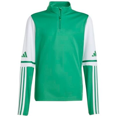 Adidas Unisex Bambini e Ragazzi Squadra25 Training Top Kids Sweatshirt, Team Green/White, 15-16 Years Adidas Unisex Bambini e Ragazzi Squadra25 Training Top Kids Sweatshirt, Team Green/White, 15-16 Years