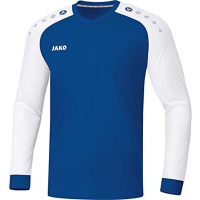 JAKO Champ 2.0 LA, Maglietta Bambini, Sportroyal/Bianco, 128 JAKO Champ 2.0 LA, Maglietta Bambini, Sportroyal/Bianco, 128
