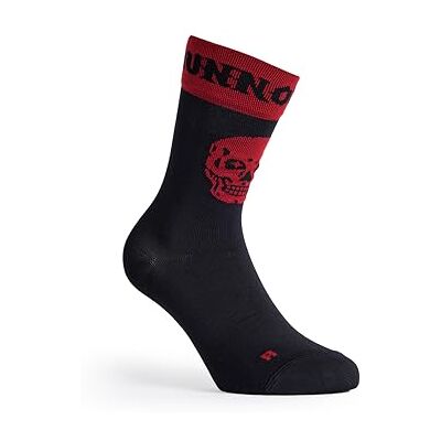 RUNNOWEEN KULAGINA CALZE SPORTIVE TRASPIRANTI UNISEX NERE-ROSSE TAGLIA EU 35-38 RUNNOWEEN KULAGINA CALZE SPORTIVE TRASPIRANTI UNISEX NERE-ROSSE TAGLIA EU 35-38