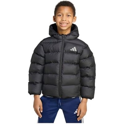 Adidas Unisex Bambini SYNTHETIC DOWN JACKET, black/black, 6-7 Years Adidas Unisex Bambini SYNTHETIC DOWN JACKET, black/black, 6-7 Years