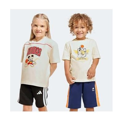 Adidas Mixte Enfant Disney Mickey Mouse Tee, off White/Pure Ruby/Black, 4-5 Years Adidas Mixte Enfant Disney Mickey Mouse Tee, off White/Pure Ruby/Black, 4-5 Years