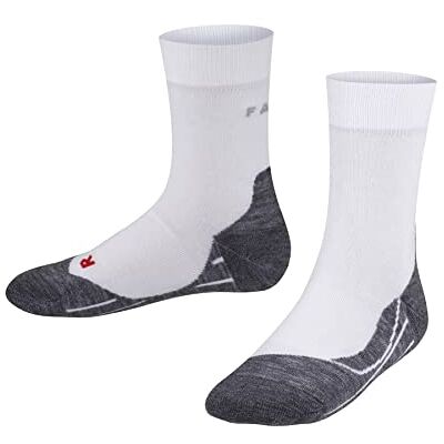 Falke RU4 K So cotone filo funzionale antivesciche 1 paio, Calzini da corsa Unisex Bambini, Bianco White-Mix 2020, 31-34 Falke RU4 K So cotone filo funzionale antivesciche 1 paio, Calzini da corsa Unisex Bambini, Bianco White-Mix 2020, 31-34