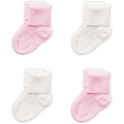 Prisco 0-3 Mesi in Cotone Filo di Scozia, Calze Neonatali Maschio o Femmina, Regalo Nascita Bimbo Bimba, 4 Paia (FEMMINA) Prisco 0-3 Mesi in Cotone Filo di Scozia, Calze Neonatali Maschio o Femmina, Regalo Nascita Bimbo Bimba, 4 Paia (FEMMINA)