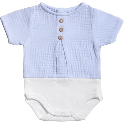 BABIDU Body Neonato Manica Corta 100% Cotone, Body Neonato Realizzato in Morbido Tessuto Bambula, Traspirante e Ipoallergenico per Pelli Sensibili, Chiusura con Bottoni, Abbigliamento Unisex Neonato BABIDU Body Neonato Manica Corta 100% Cotone, Body Neonato Realizzato in Morbido Tessuto Bambula, Traspirante e Ipoallergenico per Pelli Sensibili, Chiusura con Bottoni, Abbigliamento Unisex Neonato